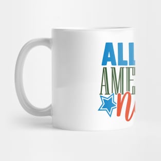 All American Nurse Mug